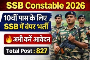 SSB Tradedsman Recruitment 2026