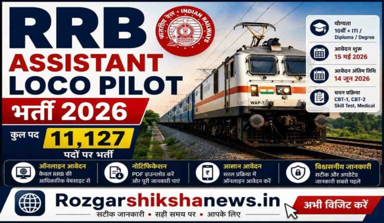 RRB Assistant Loco Pilot Bharti 2026