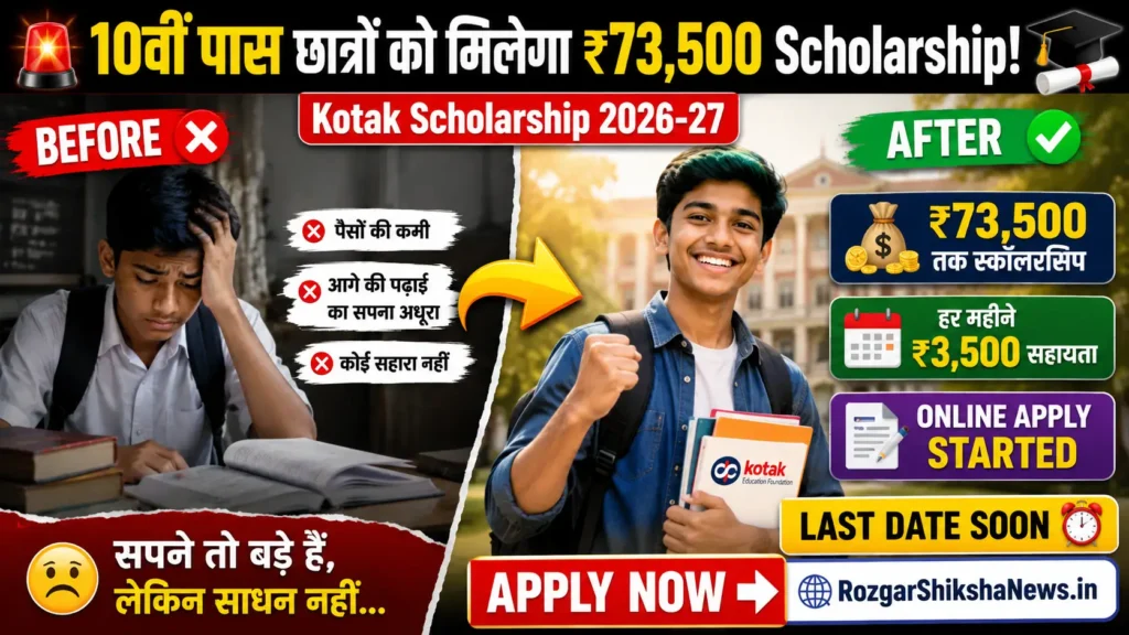 Kotak Junior Scholarship Program 2026-27